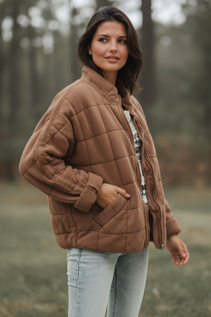 Helene | Oversized Quilted Jacket
